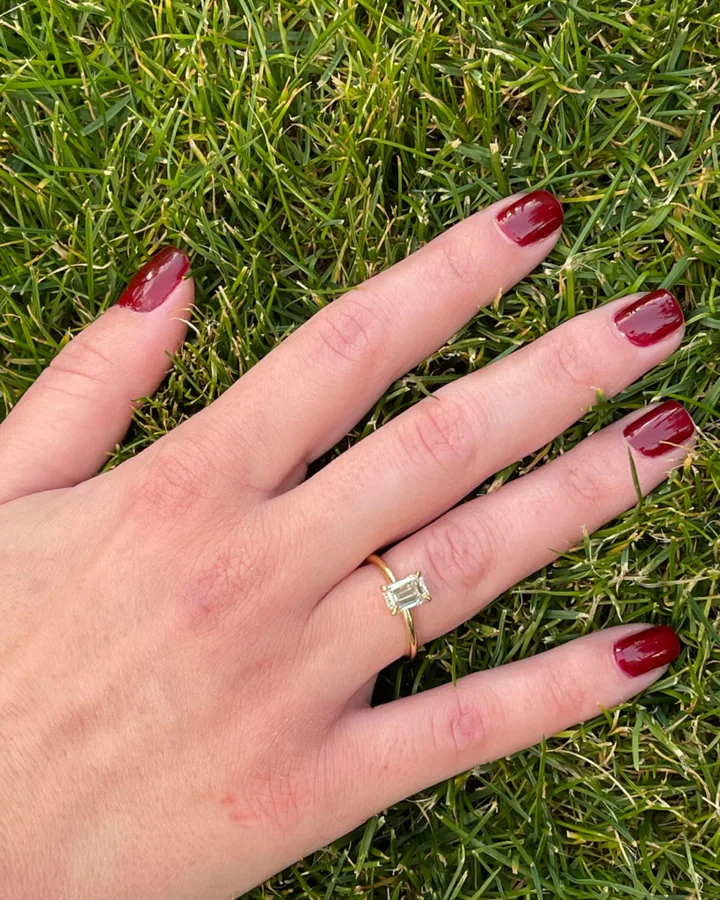 Engagement Ring No. 29, LM Gems