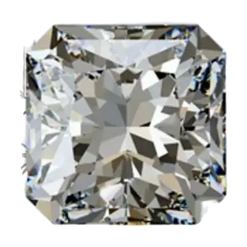 Radiant cut diamond